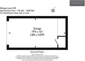 Floorplan of Garage at 23 Relugas Lane Edinburgh EH9 2LS