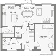 Dandara - Pearmain Place - The Chartwell, Home 057 floorplan
