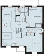 Millford Part L first floor plan