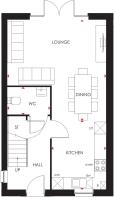 Ground floor plan - Stewarton