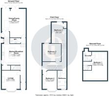 19 Vincent Avenue, Stratford Upon Avon - all floor