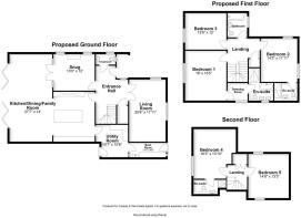 482 Hatfield Road Proposed St. Alabns - all floors