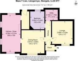 Floor Plan - Maes Y Llan Llangernyw, Abergele LL22