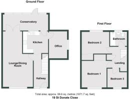 Floorplan - 19 St Donats Close