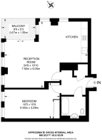 Floorplan area for info only, not for £/sq. ft valuation