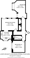 Floorplan area for info only, not for £/sq. ft valuation