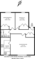 Floorplan area for info only, not for £/sq. ft valuation