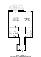 Floorplan area for info only, not for £/sq. ft valuation