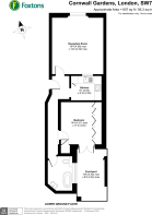 Floorplan area for info only, not for £/sq. ft valuation