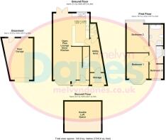 55 Sheaf Lane, Sheldon, Birmingham - all floors.JP