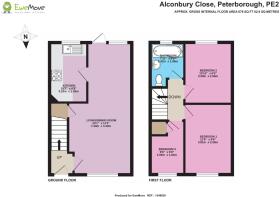 Alconbury Close 2D floorplan