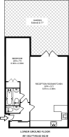 Floorplan area for info only, not for £/sq. ft valuation