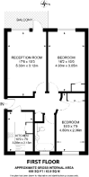 Floorplan area for info only, not for £/sq. ft valuation