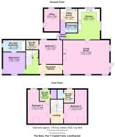 The Barn, Pen Y Castell Farm, Llanrhystud floor pl