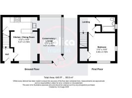 Floorplan - 99 Fastnet Way, Littlehampton, BN17 6R