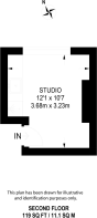 Floorplan area for info only, not for Â£/sq. ft valuation