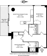 Floorplan area for info only, not for £/sq. ft valuation