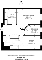 Floorplan area for info only, not for £/sq. ft valuation