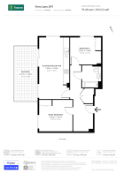 Floorplan area for info only, not for £/sq. ft valuation