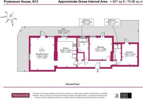 Flat 5, Prytaneum House, 251 Green Lanes N13 4DQ-F