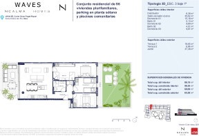 Plan 3 bedroom apt