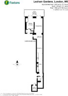 Floorplan area for info only, not for £/sq. ft valuation