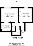 Floorplan area for info only, not for £/sq. ft valuation