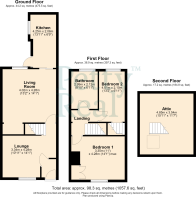 19 Hambledon Terrace, Higham - all floors