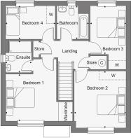 Dandara - The Russetts - The Goodwood, Home 043 floorplan