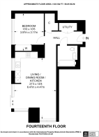 Floorplan area for info only, not for £/sq. ft valuation