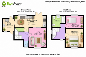 EweMove Pastel Property Floorplans