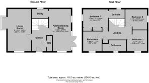 1 Blackcap Drive, Holmer, Hereford - all floors.JP