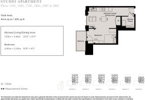 The Acer Apartments Plot F2001 - Floor Plan
