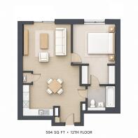 114 Sienna (1 BED...