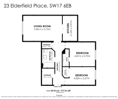 23 Elderfield Place, London, SW17 6EB Floor plan
