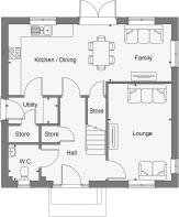 Dandara - The Pines    - The Arran V2, Home 85 floorplan