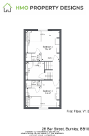28 Bar Street, Burnley, BB10 - First Floor, V1.0 -