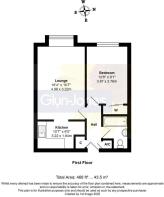 Floorplan - 22 Windlesham Court Worthing Road Litt