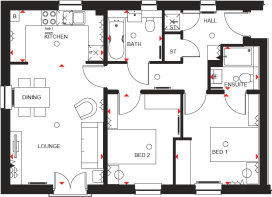 Chichester FF and SF floor plan