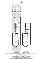 Floorplan area for info only, not for £/sq. ft valuation
