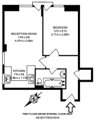 Floorplan area for info only, not for £/sq. ft valuation