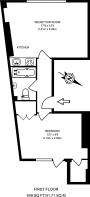 Floorplan area for info only, not for £/sq. ft valuation