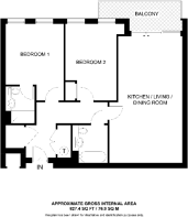 Floorplan area for info only, not for £/sq. ft valuation