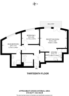 Floorplan area for info only, not for £/sq. ft valuation