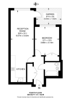 Floorplan area for info only, not for £/sq. ft valuation