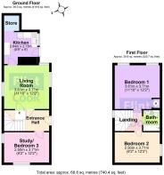 Pool Cottage, St. Ethelbert St, Hereford - all flo