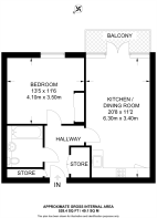 Floorplan area for info only, not for £/sq. ft valuation