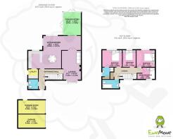 Colour Floor Plan by Ben Brind @ EweMove Sales Let