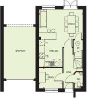HUGHS AT FRANKLIN GARDENS SECOND FLOOR PLAN