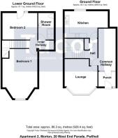 Apartment 2, Morton, 20 West End Parade, PwllheliX